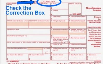 How to Correct 1099 Forms You Already Filed