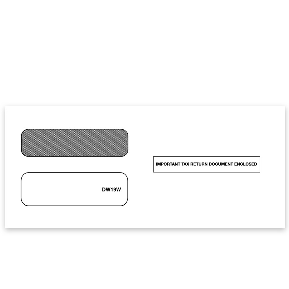 1099 Envelopes 3up with Moisture Seal Flap for 3up 1099NEC forms and more at Big Discounts, No Coupon Code Needed - DiscountTaxForms.com