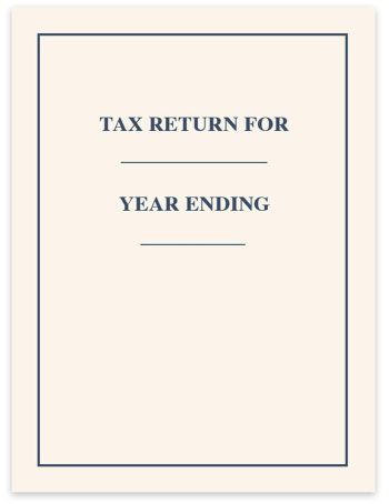 Tax Return Folders with Pockets, Write-On Client Name and Tax Year - DiscountTaxForms.com