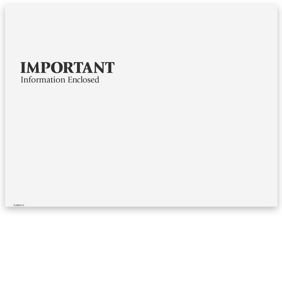 10x13 Important Information Envelope, Oversized, Large Envelope for Tax Returns and More - DiscountTaxForms.com