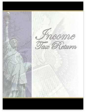 Income Tax Return Folder with Pockets, Statue of Liberty Design - DiscountTaxForms.com