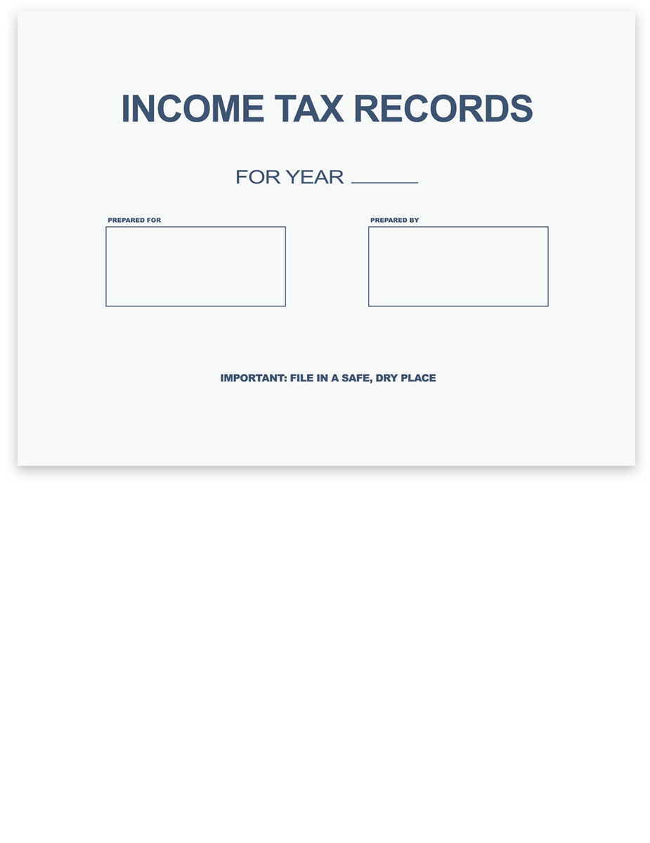 client tax return envelopes