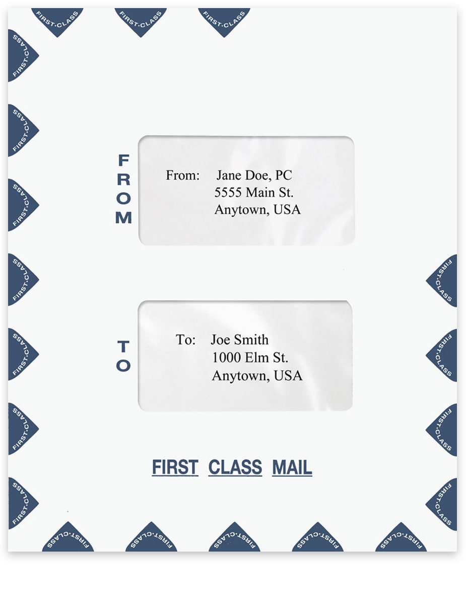 what does via first class mail mean