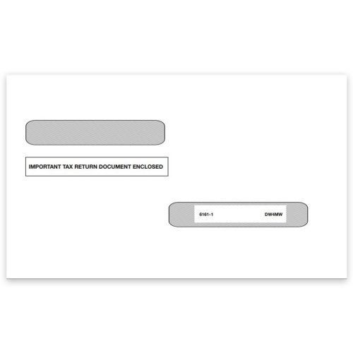1099R Envelopes for 4up 1099-R forms, Gum Moisture Seal Flap - DiscocountTaxForms.com