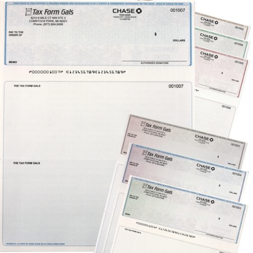 Printed Business Checks with Logos at Low Prices - DiscountTaxForms.com