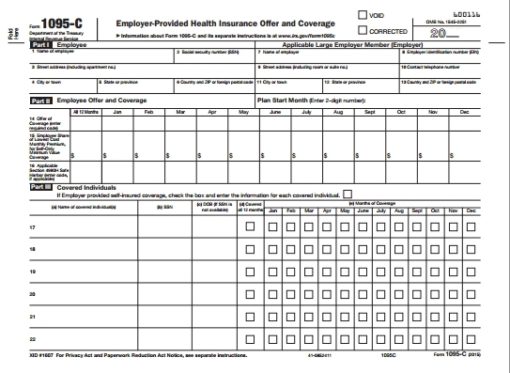1095 C Form Official Irs Version Discount Tax Forms 1095 C Form Official Irs Version Discount Tax Forms