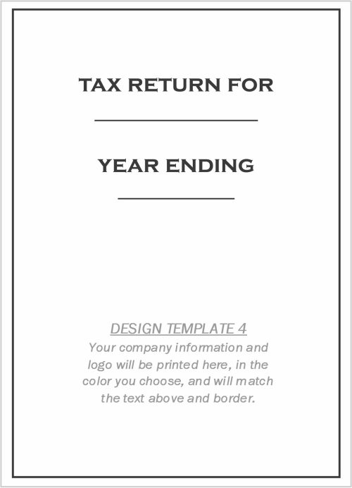 Custom Tax Folder Design Template 4 - DiscountTaxForms.com