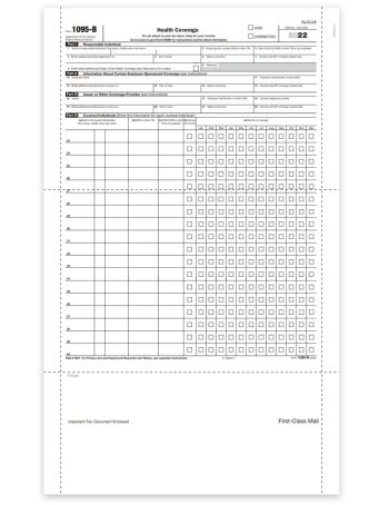 ACA 1095B Pressure Seal Forms for Health Insurance Reporting - DiscountTaxForms.com