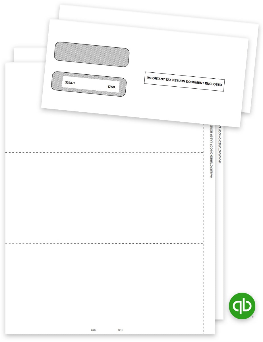 W-2 Tax Forms 2019 6-Part Kit for 50 Employees with Self Seal Envelopes Designed for QuickBooks and Accounting Software 
