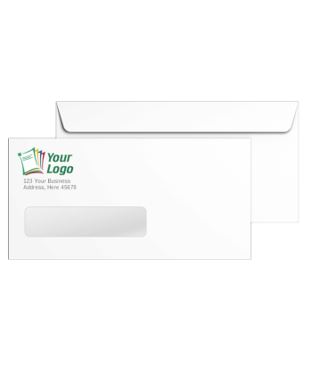Custom #10 Envelopes with Logo and Window - DiscountTaxForms.com