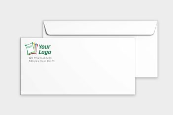 Custom Printed #10 Envelopes without Window, Discount Prices - No Coupon Code Needed - DiscountTaxForms.com