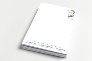 Custom Letterhead Printing at Discount Prices, No Coupon Code Needed - DiscountTaxForms.com