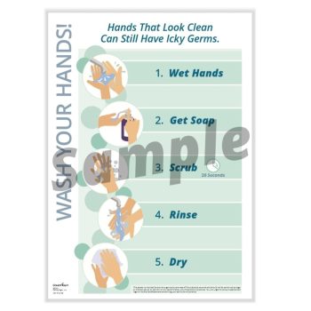 Wash Your Hands Sign for COVID Coronavirus N0109 - DiscountTaxForms.com