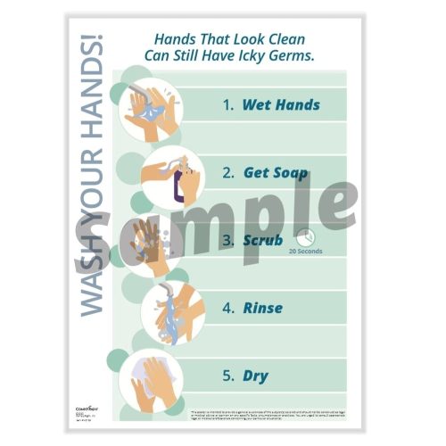 Wash Your Hands Sign for COVID Coronavirus N0109 - DiscountTaxForms.com