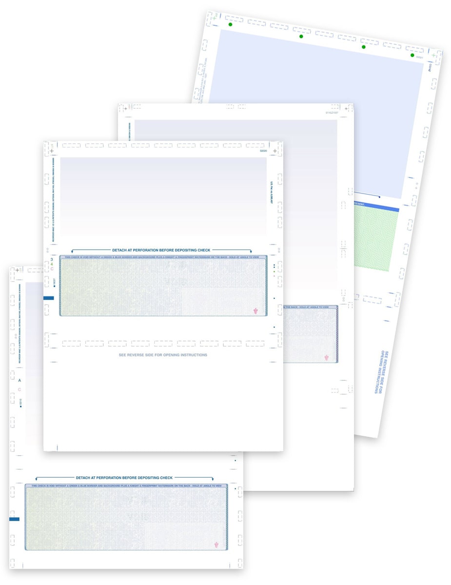 Pressure Seal Blank Check Stock, Blank Stock for Pressure Seal Equipment and High-Volume Check Printing for Business - DiscountTaxForms.com