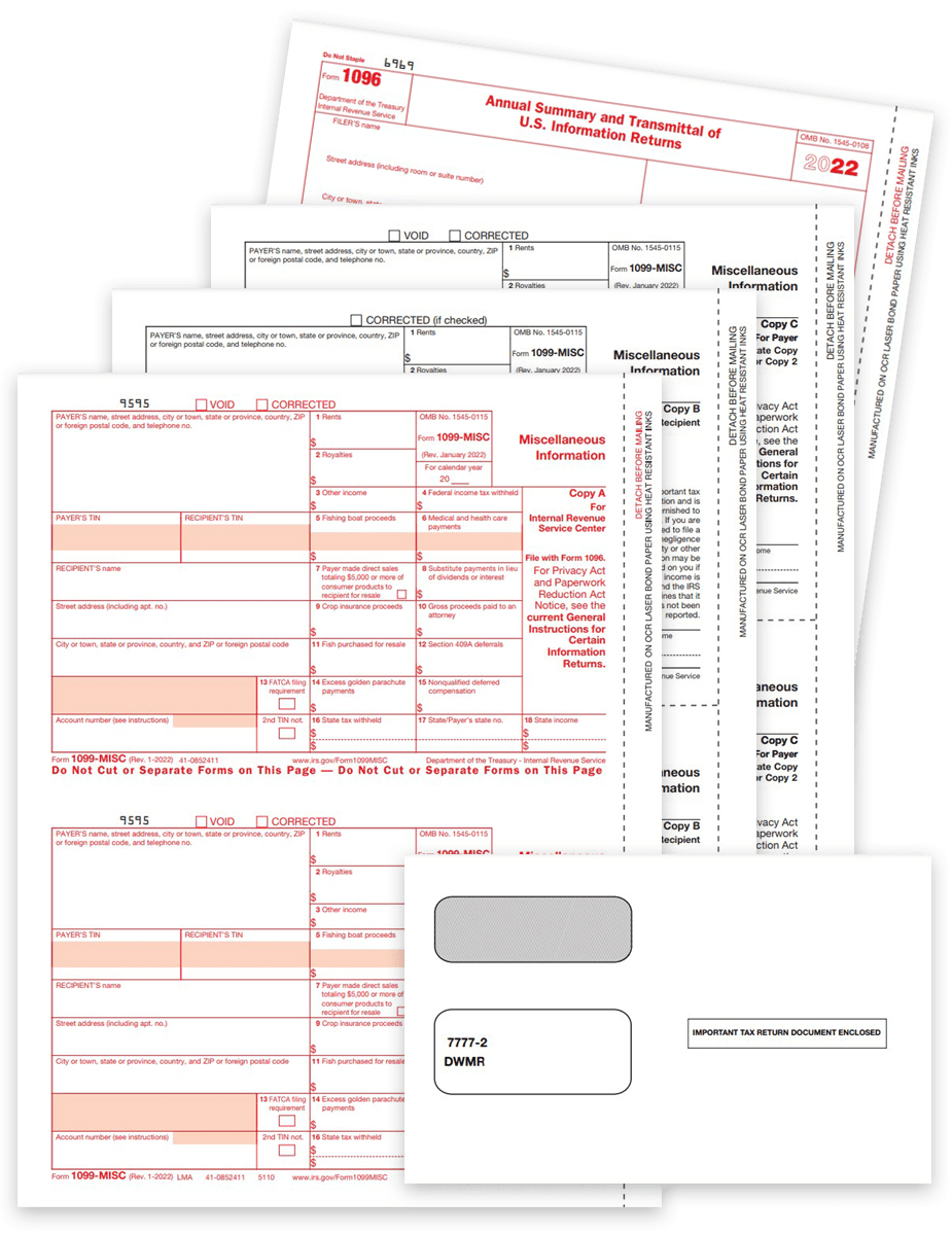 Order 1099MISC Tax Forms for 2022 - DiscountTaxForms.com
