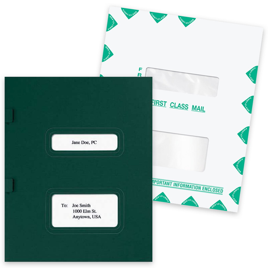 TaxWorks Software Compatible Folders and Envelopes TaxWorks Software Compatible Windows Folders and Envelopes for Client Tax Return Presentation - DiscountTaxForms.com