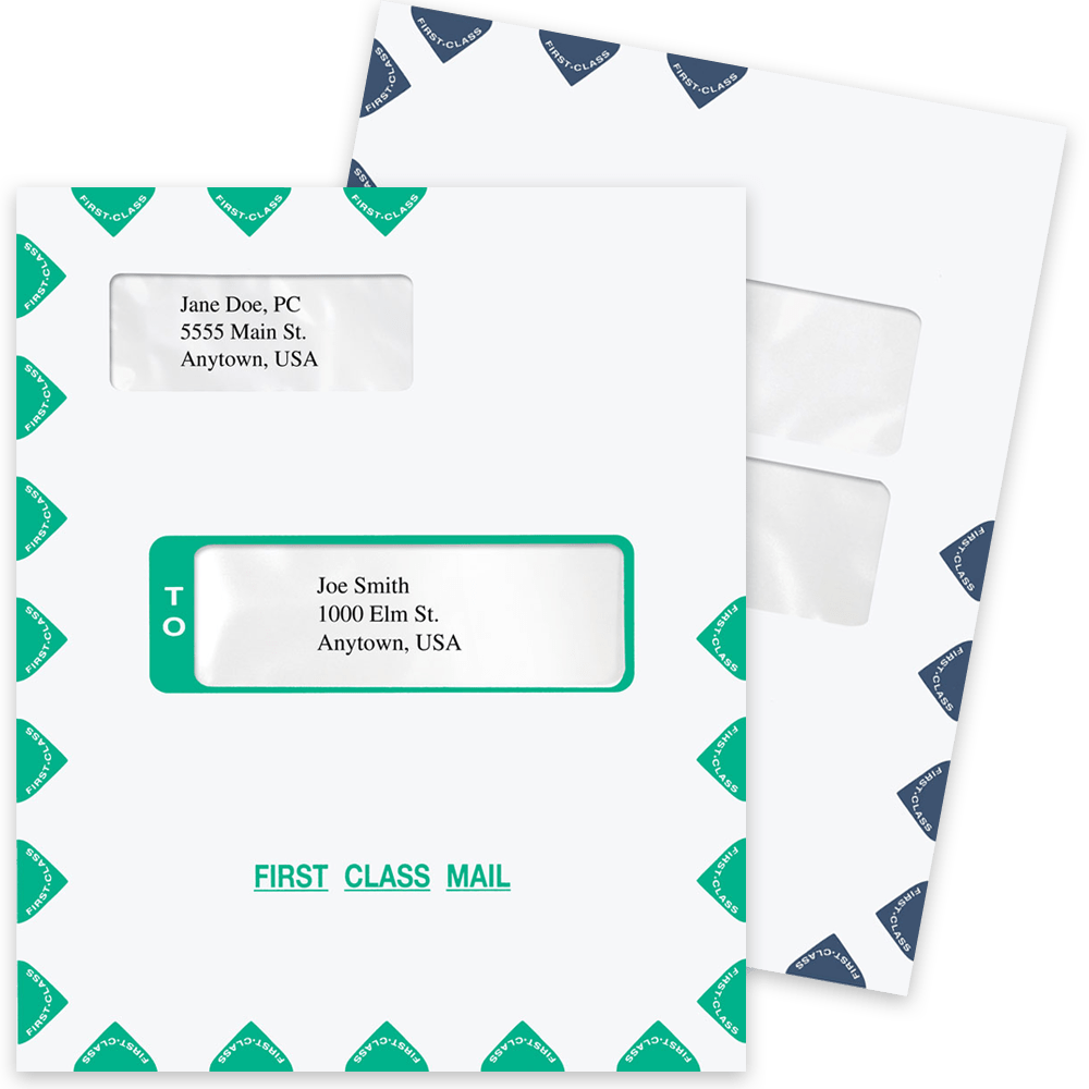 Double, Center Windows First Class Mail Envelope 9-1/2 X 12 | lupon.gov.ph