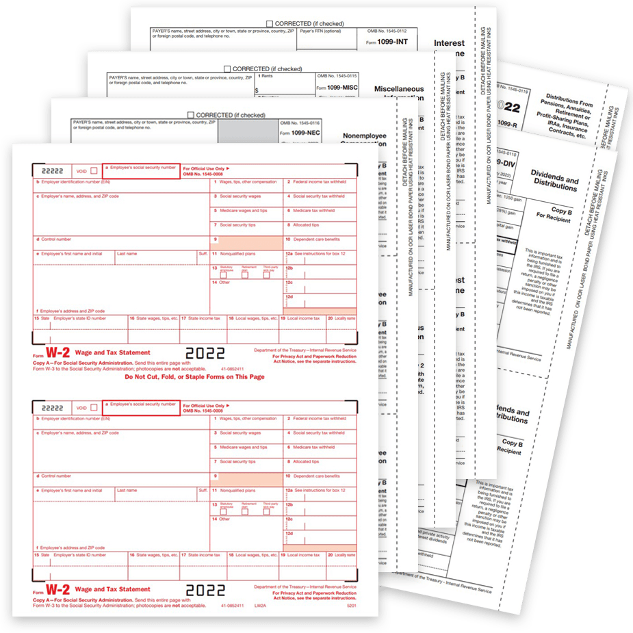 Guide to Filing 1099 & W2 Forms Online Discount Tax Forms