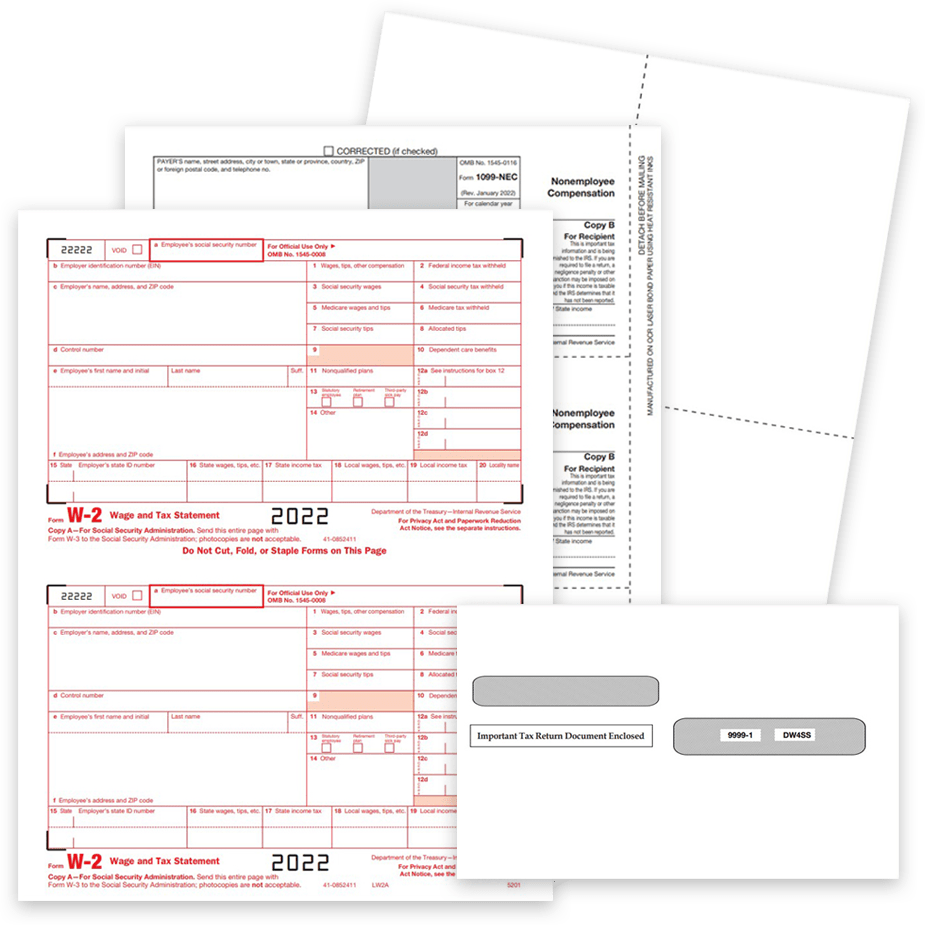 Where to Buy W2 1099 Forms Envelopes Where Can Businesses Buy 1099 & W2 Forms - DiscountTaxForms.com