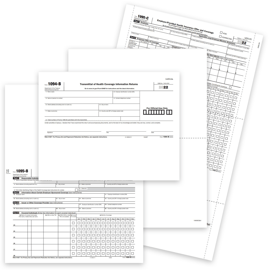 ACA 1095 Forms ACA 1095 Forms for Health Insurance Coverage Reporting in 2022 - DiscountTaxForms.com