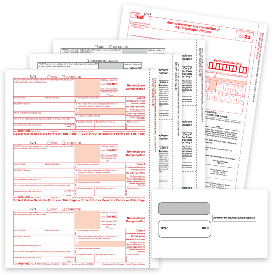 2023 1099 Tax Form Sets at Discount Prices, No Coupon Code Needed - DiscountTaxForms.com