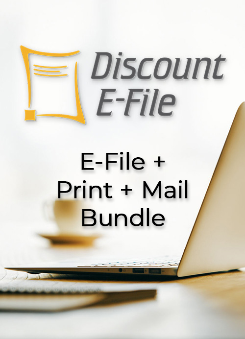 Online 1099 & W2 Filing Bundle with E-file, Print and Mail Services at Quantity Discounts - DiscountTaxForms.com