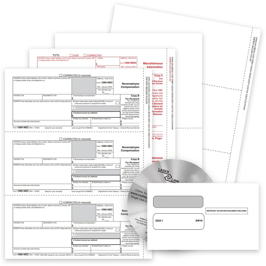 1099 Filing Forms Envelopes Software PTIN Directory and CPA Directory Member Discounts on 1099 Filing with Forms, Envelopes and Software - DiscountTaxForms.com
