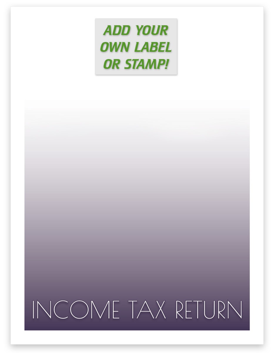 Order Ombre Gradient Client Tax Presentation Folder for Income Tax Returns, 9x12, 2 Pockets, Space for Business Label or Stamp, Big Discounts, No Coupon Needed - DiscountTaxForms.com